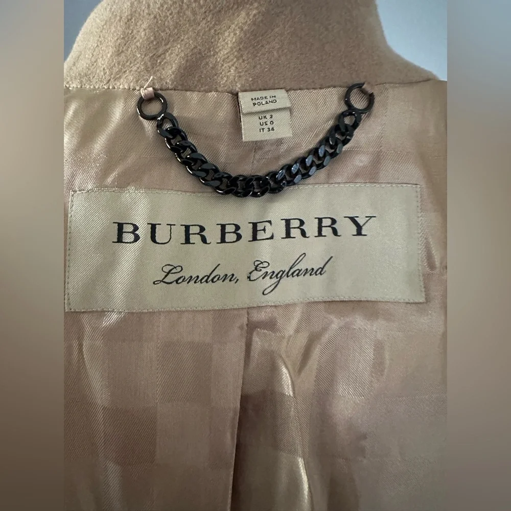 Burberry London England  Cashmere/‎ Wool coat - Picture 10 of 12